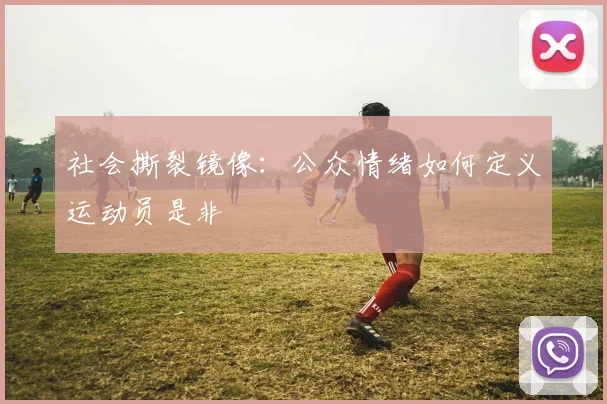 社会撕裂镜像：公众情绪如何定义运动员是非